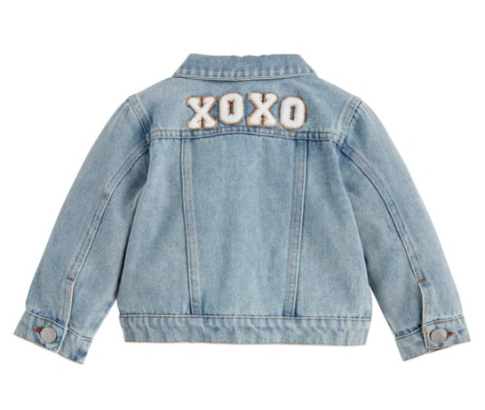 GIRL DENIM PATCH JACKET