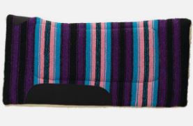 PINK/PURPLE CONTOUR SADDLE PAD