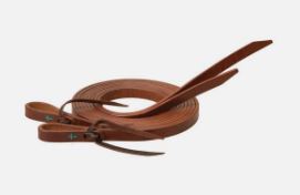 TURQUOISE CROSS SPLIT REINS 7'