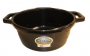BLACK FEED PAN W/HANDLES 22QT