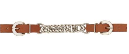 BROWN CHAIN CURB STRAP 4-1/2"