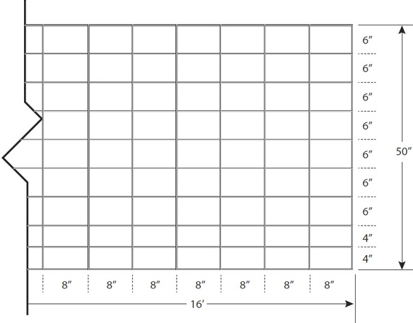 SP3 -  4GA CATTLE PANEL 16'