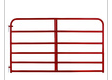 6 BAR RED ROUND CRN GATE 8'