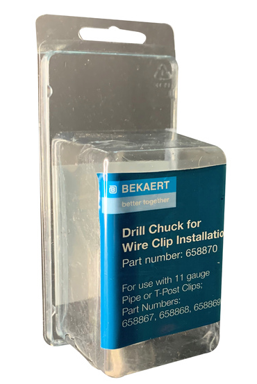 DRILL CHUCK FOR T-POST CLIPS