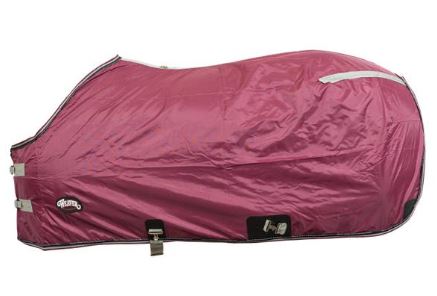 BURGUNDY STABLE SHEET 76" 420D