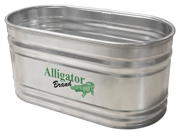 GALV ROUND END STOCK TANK 74G