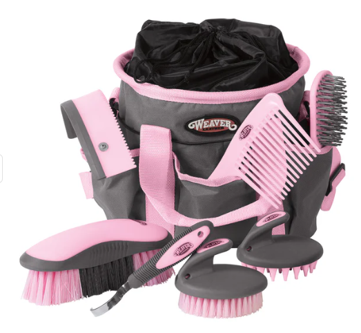 GRAY/PINK GROOMING KIT