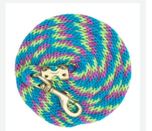 LIME/BLUE/PURPLE POLY LEAD ROPE