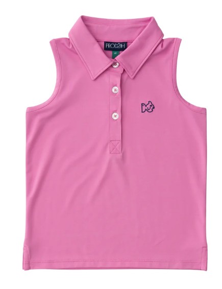 SLEEVELESS PERF POLO