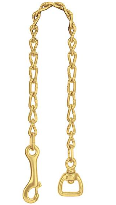 BRASS LEAD CHAIN 24"