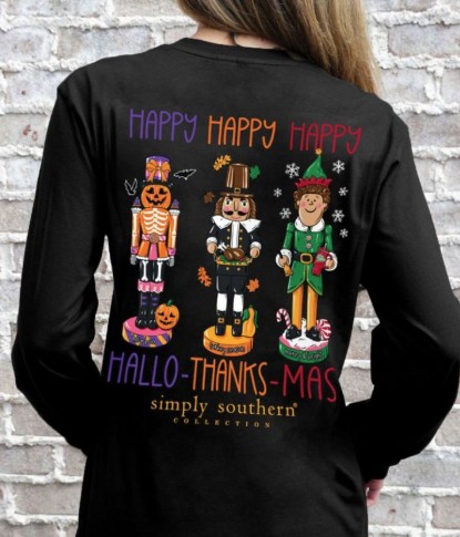 YTH LS EVERYTHING BLACK TEE