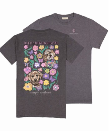 YTH FOUR IRON HEATHER TEE