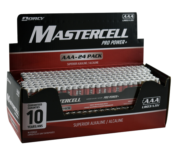 MASTERCELL AAA BATTERIES 24PCK