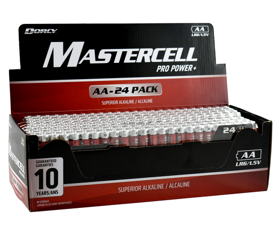 MASTERCELL AA BATTERIES 24PACK