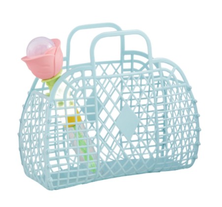 JELLY TOTE WITH BUBBLES