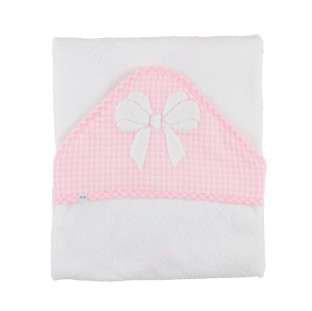 BOUCLE BOW HOODED TOWEL