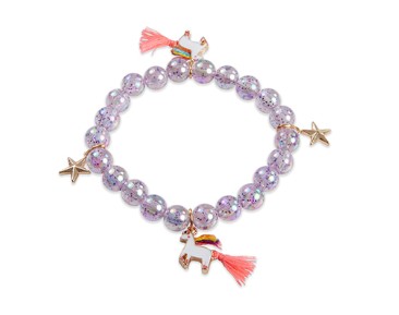 PURPLE UNICORN STAR BRACELET