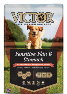 VICTOR SALMON & BROWN RICE SENSITIVE SKIN & STOMACH 30LB