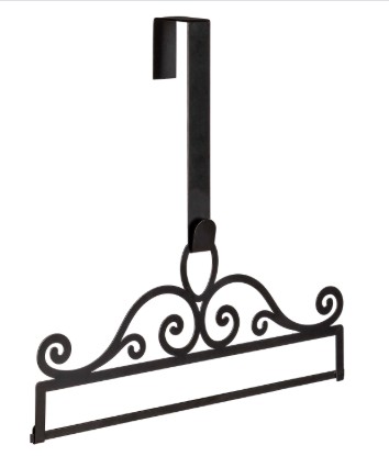 SCROLL GARDEN FLAG DOOR HANGER
