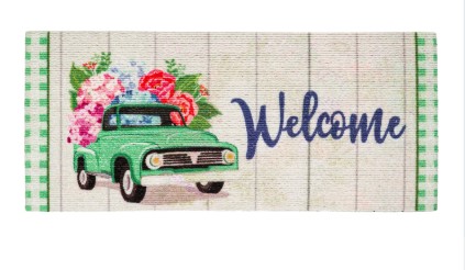 SPRING FLOWER DELIVERY MAT