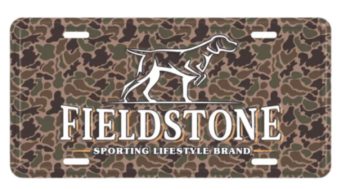 CAMO LICENSE PLATE