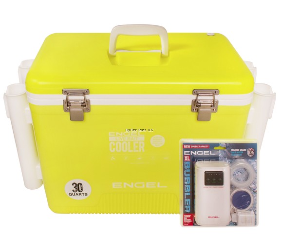 YELLOW LIVE BAIT COOLER 19QT
