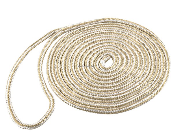 GOLD NYLON DOCK LINE 15FT