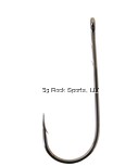 BLACK CHROME WORM HOOK 1/0 6PK
