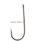 BLACK CHROME WORM HOOK 2/0 6PK