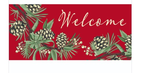 WINTER PINE WELCOME SWITCH MAT