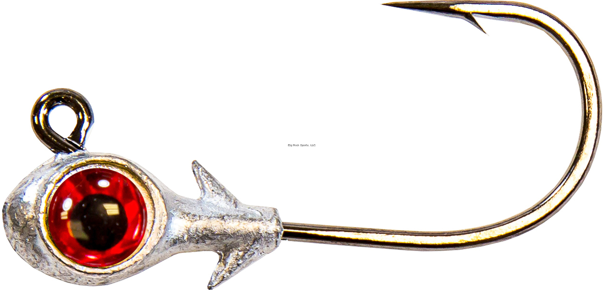 RED TROUT EYE JIGHEADS 1/8OZ