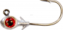 RED TROUT EYE JIGHEADS 1/8OZ