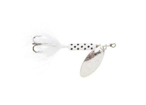 WHITE DALMATION ROOSTER TAIL 1/8