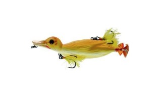 YELLOW 3D SUICIDE DUCK 4-1/4"