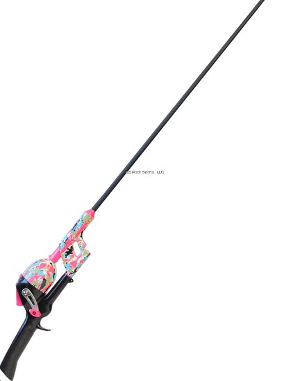 PINK CAMO KIDS SPINCAST COMBO