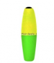YELLOW/GREEN CIGAR SLIP FLOATS 2"