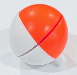 ORANGE EZON SMALL BOBBER 1"