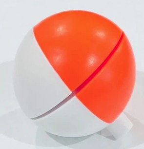 ORANGE EZON MEDIUM BOBBER 1.5"