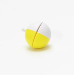YELLOW EZON MEDIUM BOBBER 1.5"
