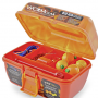 ORANGE 88-PIECE TACKLE BOX