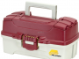 RED/WHITE 1 TRAY TACKLE BOX