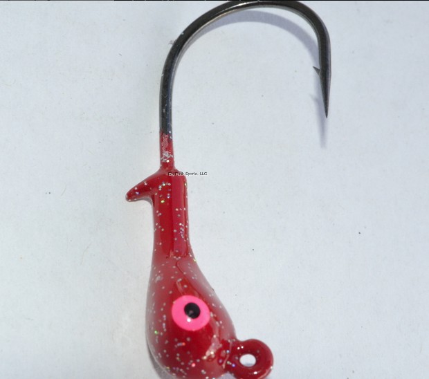 RED AFTER SHOCK JIGHEAD 1/4OZ