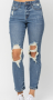 HW DESTROYED BF FIT JEAN