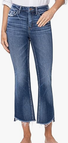 HI RISE BARREL JEANS