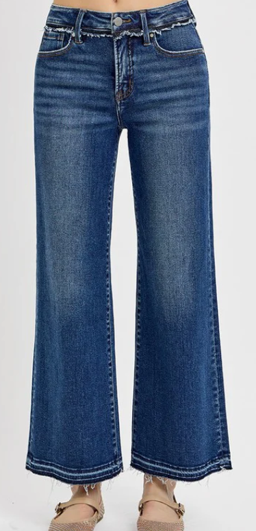 TC HI RISE WIDE ANKLE HEM JEAN