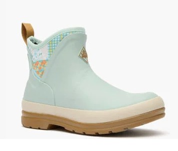 WMN BLUE FLORAL SLIP ON