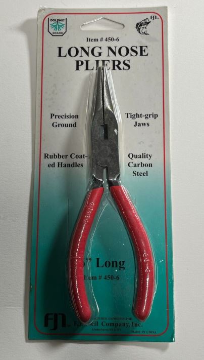 DOLPHIN LONG NOSE PLIERS 6"