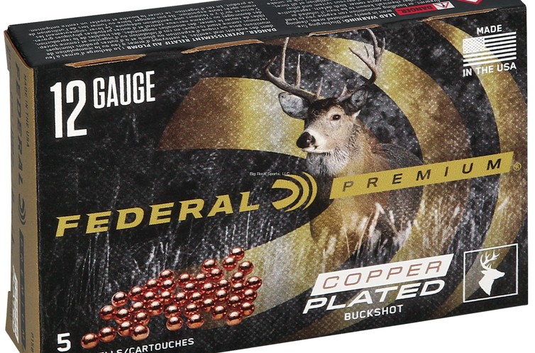 FEDERAL 12GA 4B 3IN 5RNDS