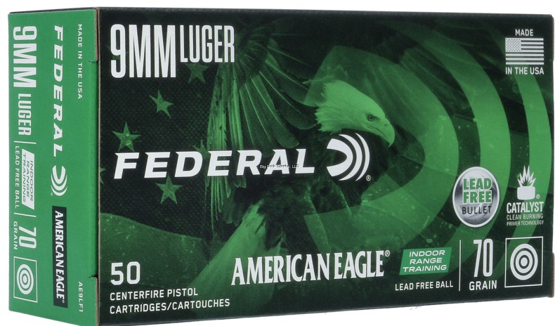 FEDERAL 9MM LEAD FREE 50RND