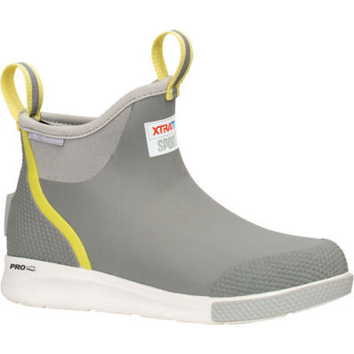 WMN GR/YL SPORT ANKLE DECK BOOT